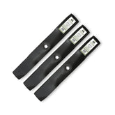 T TERRE front view of 3-pack 54 inch blades showing packaging and fit benefits