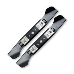 T TERRE front view of both 46-inch high lift blades showing full shape and balance
