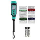 Tadeto front view handheld pH meter showing ready-to-use benefits