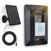 TagRecove front view of solar charger and integrated mount showing secure fit and power benefit