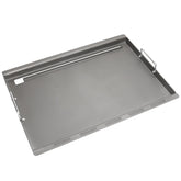 TAILGRILLER griddle installed on Weber Genesis showing full coverage and even heat