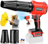 TAIRDA front view of cordless blower showing compact design and portability benefit