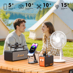 Takki solar panel unfolded in sunlight charging efficiently for outdoor reliability