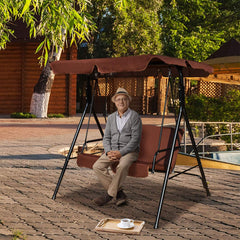 Tangkula canopy tilted demonstrating sun protection and adjustable shade