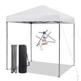 Tangkula canopy front view showing full shade and setup benefit