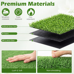 Tangkula close-up of grass blades highlighting realistic texture and soft comfort