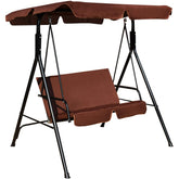 Tangkula front view showing full swing and comfortable seating benefit