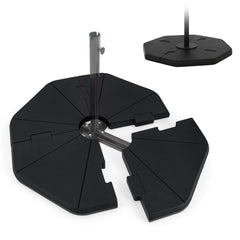 Tangkula front view of full 4-piece base set showing stable ballast