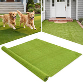 Tangkula front view roll showing full 15x7 turf and ready-to-install benefit