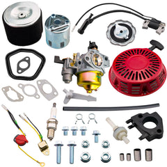 Tapa front packaging of GX390 rebuild kit showing included parts and value