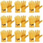 Tarpop front view of nine pairs of gloves showing durable protection
