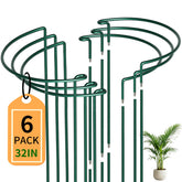 TCBWFY front view of 6-pack garden support cages showing full set benefit