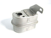Tecumseh muffler front view showing mounting points and correct fit