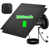 Teczckc solar panel front view showing compact design and durable frame for outdoor charging