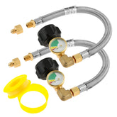 TEENGSE two-pack pigtail hoses front view showing compact kit benefit