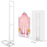 Teenyyou white arch stand front view showing clean frame and ready-to-decorate benefit
