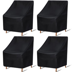 Tegeme front view of covered patio chair showing full protection and neat fit