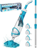 Teguy front view sky blue showing compact cordless design and easy grip