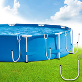 Teisaiko hooks mounted on top rail showing stable cover support