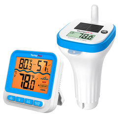 TempPro front view of floating thermometer showing durable design and easy readability
