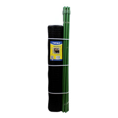 TENAX folded deer fence kit packaging with contents visible for quick setup