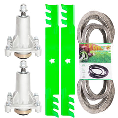 TENGMUJX kit front packaging showing full 42-inch deck rebuild set benefit clarity