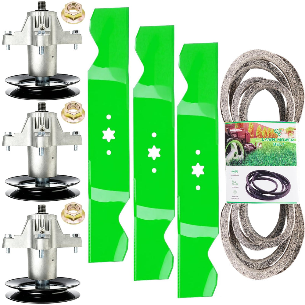 TENGMUJX front packaging showing complete spindle kit and parts benefits