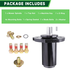 TENGMUJX spindle mounting pattern image highlighting bolt hole compatibility