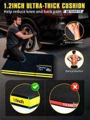 TEOOTD folded compact mat with handle for easy transport and storage