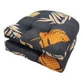 TESICA front view cushion showing grey orange design and comfortable seat