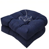 TESICA front view of two cushions showing size and color benefits