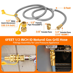 Teupoa close-up of solid brass quick-connect fitting for corrosion resistance benefit