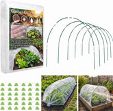 Teurabied front packaging showing complete garden netting kit protecting plants