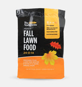 The Andersons fall lawn food front-of-bag clearly showing 24-0-14 benefits