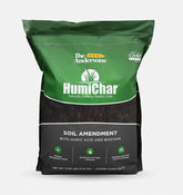 The Andersons HumiChar front packaging showing product and coverage benefit