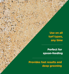 The Andersons Super Juice dissolving in water in a mixing tank for quick nutrient availability