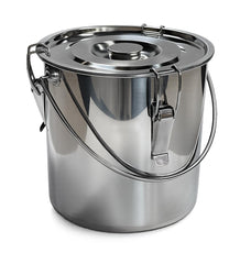 The Bincho Grill front view showing robust stainless steel and sealed lid for safe extinguishing