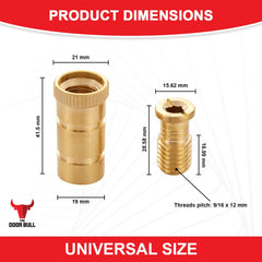 The Door Bull anchor set flush in concrete illustrating weatherproof performance