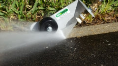 THE EDGE BLASTER brass connection detail for secure fit and leak prevention