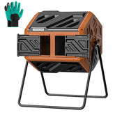 THE GROW'ING front view of orange tumbler showing compact design and easy access