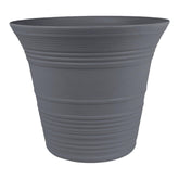 The HC Companies Sedona front view showing warm gray finish and elegant profile, enhances decor