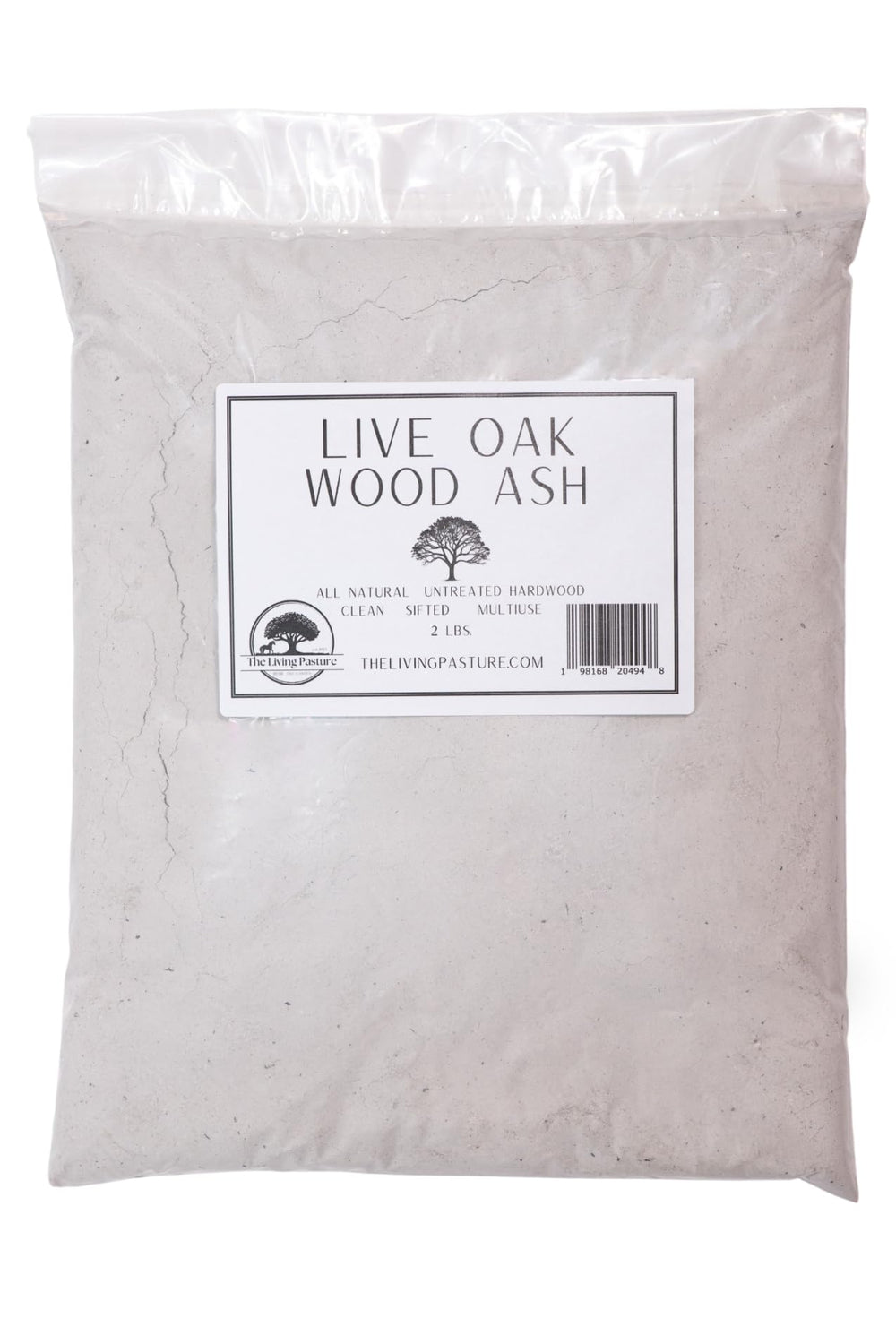 The Living Pasture front packaging showing 2 lb bag and product name for clarity