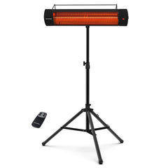 thermomate front view on tripod showing stable setup and quick warmth