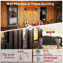 thermomate wall mount detail showing adjustable bracket for secure placement