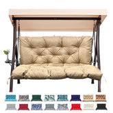 ThinMay khaki front view showing tufted cushion and tidy finish for upgraded comfort