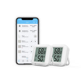 THIRDREALITY sensor front display showing temp humidity and battery for quick checks