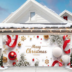 THISFIND front view of full 7x16 ft banner showing festive design and curb appeal