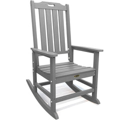 THOEOE front view of oversized rocking chair showing roomy comfort