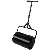 Threlaco front view of lawn roller showing sturdy frame and balanced drum for smooth leveling
