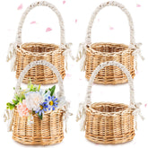 Thyle front view white lace basket showing elegant styling and easy carry